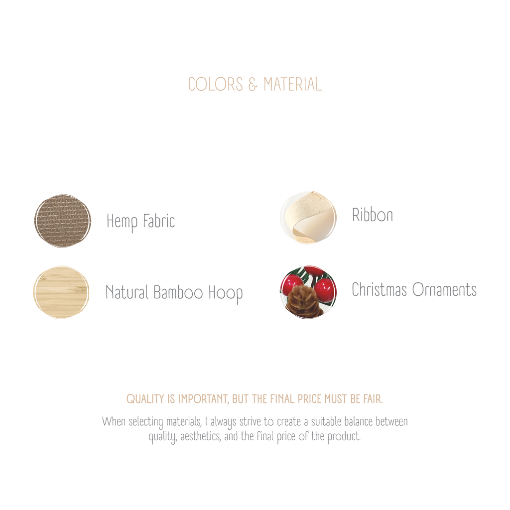 Lighted Christmas Wreath Ring with Red Bow | LED Holiday Wall Decor | Handmade Xmas Light Hoop by Deconita