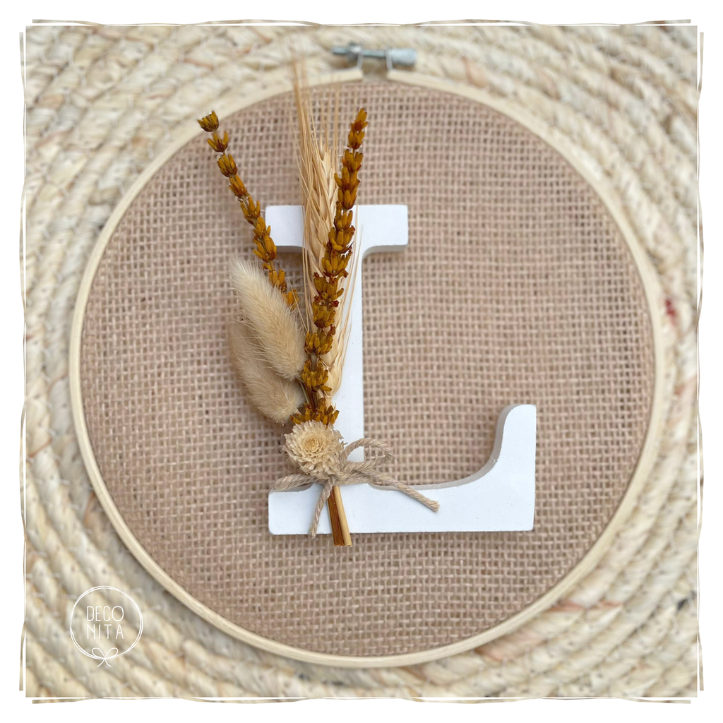 Letter & Stem - The center Letter can be personalized however you want!