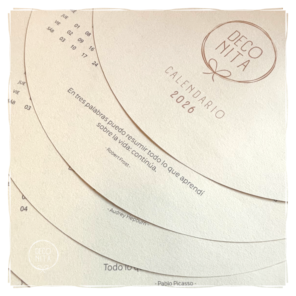 CALENDARIO 2026 | Unique Handmade Wall Art | Boho Decoration Style Calendar 2026