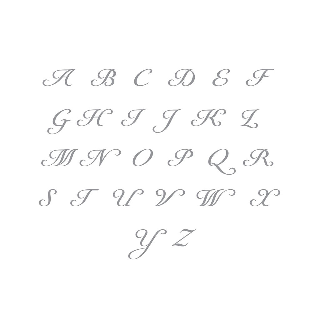Nature Script - The center Letter can be personalized however you want!
